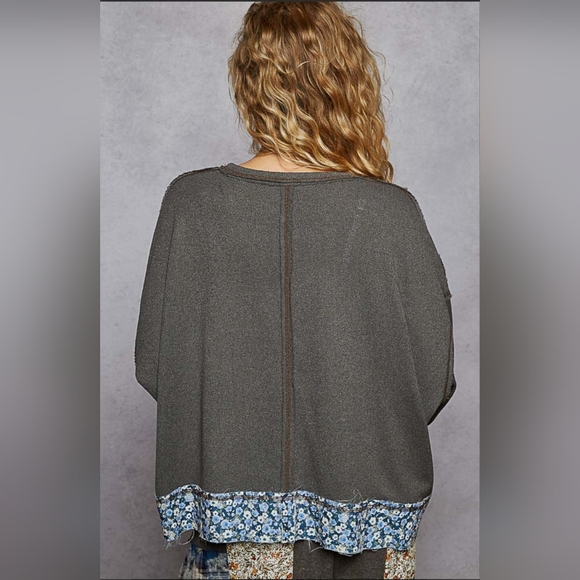 #836 POL Love Letter Patched Top - Picture 5 of 6